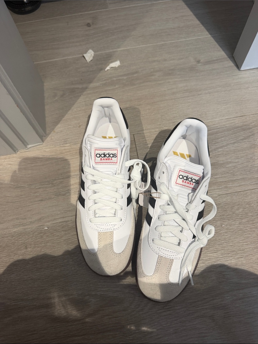 adidas Samba Women’s White and Black Low-Profile Sneakers